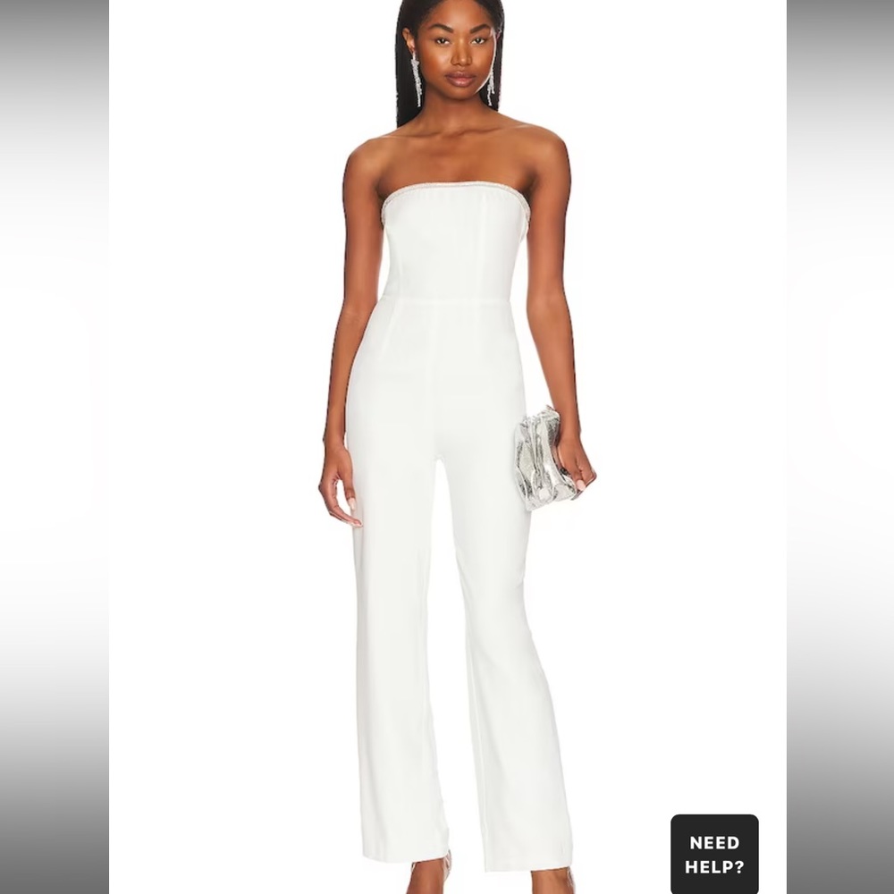 Revolve White Superdown Jumpsuit, Never worn! Tags on